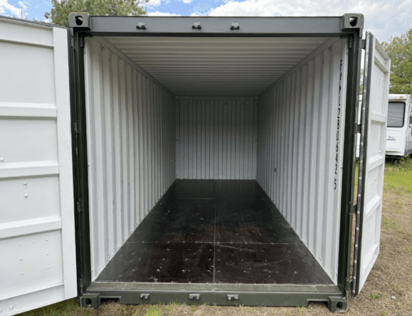 20 x 8 x 8.5 Green Shipping / Storage Container β shipping container product photo | Prime Containers Canada