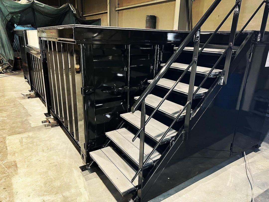 20ft. Black Shipping Container Pool – shipping container product photo | Prime Containers Canada