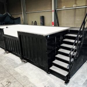 20ft. Black Shipping Container Pool