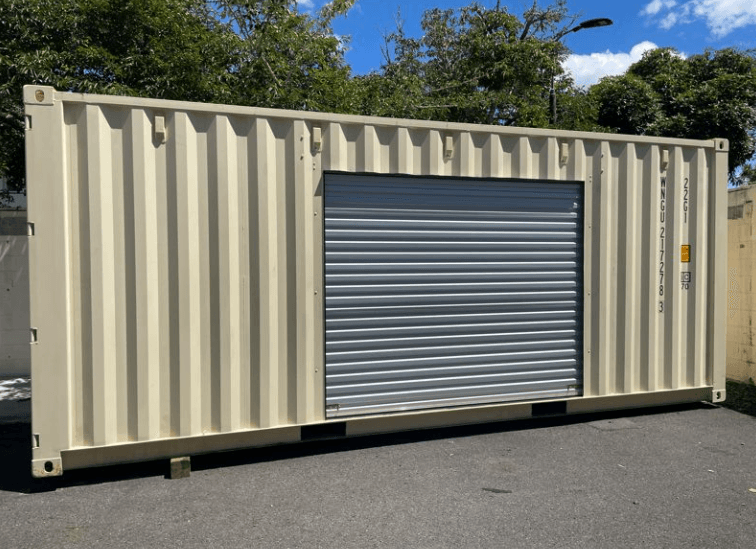 20ft One Trip Shipping Container With Roller Door