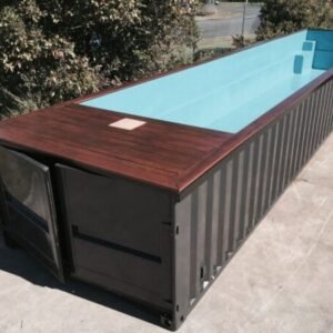 40ft. Shipping Container Pool With Air Heater