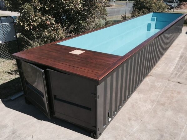 40ft. Shipping Container Pool With Air Heater – shipping container product photo | Prime Containers Canada