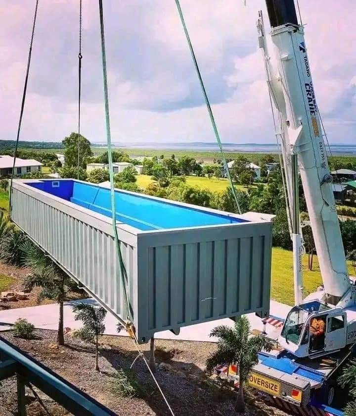 40ft. Shipping Container Pool With Air Heater – shipping container product photo | Prime Containers Canada