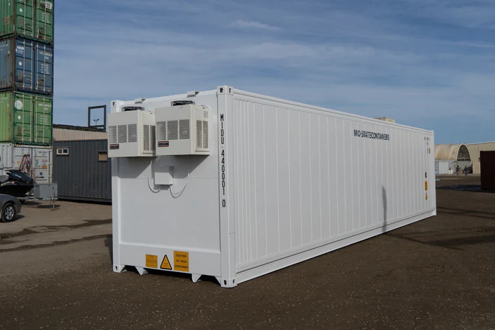 40β² High Cube New Refrigerated Container (Single Phase 3HP) β shipping container product photo | Prime Containers Canada