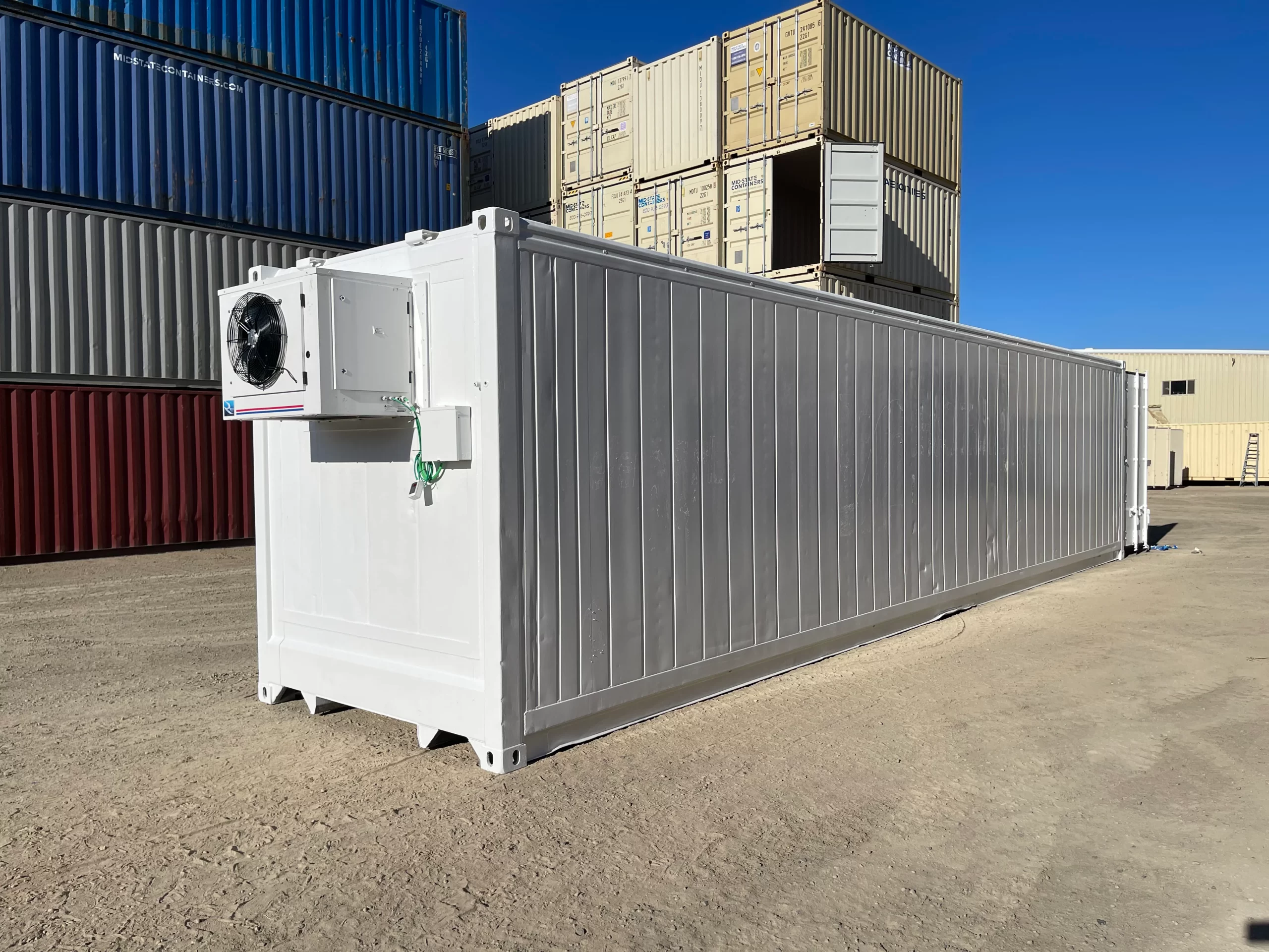40β² High Cube Refrigerated Container Used Box β New Motor (Single Phase 5HP) β shipping container product photo | Prime Containers Canada