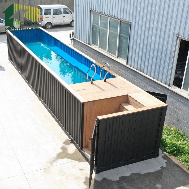 40ft. Shipping Container Pool With Air Heater – shipping container product photo | Prime Containers Canada