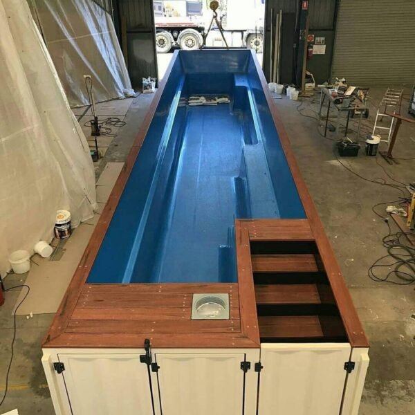 40ft. Shipping Container Pool With Air Heater – shipping container product photo | Prime Containers Canada