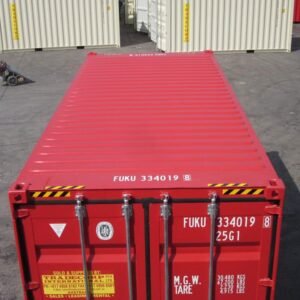 20ft High Cube Shipping Container (Red) - Image 3