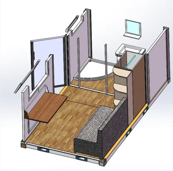 10ft. Mobile Life Office Modular Home - Image 6