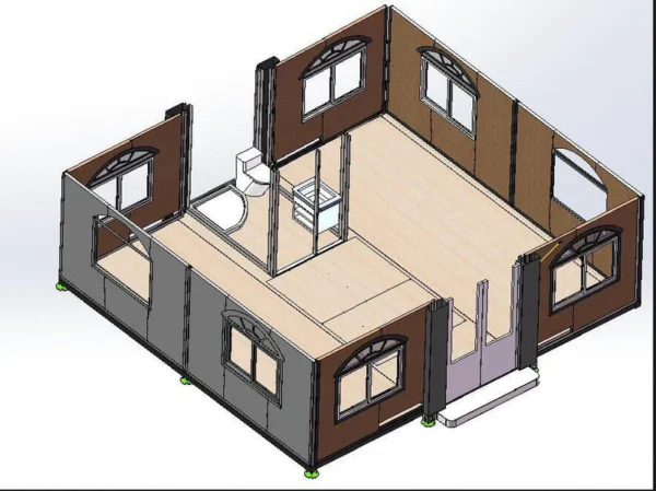 20ft. Container Mobile Expandable Prefabricated House – shipping container product photo | Prime Containers Canada