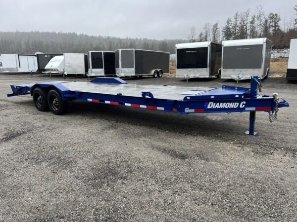 2022 Diamond C 7×24 20K Low Profile Equipment Trailer w/Max Ramps – shipping container product photo | Prime Containers Canada