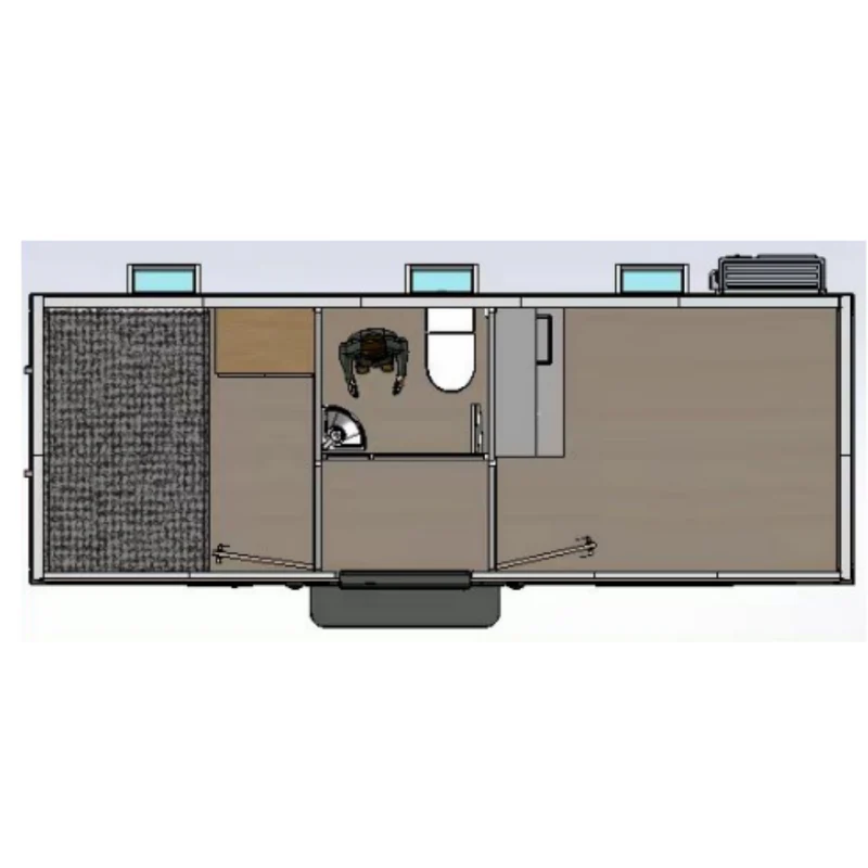 Modern Portable Office 7ft x 20ft with Bedroom - Image 6