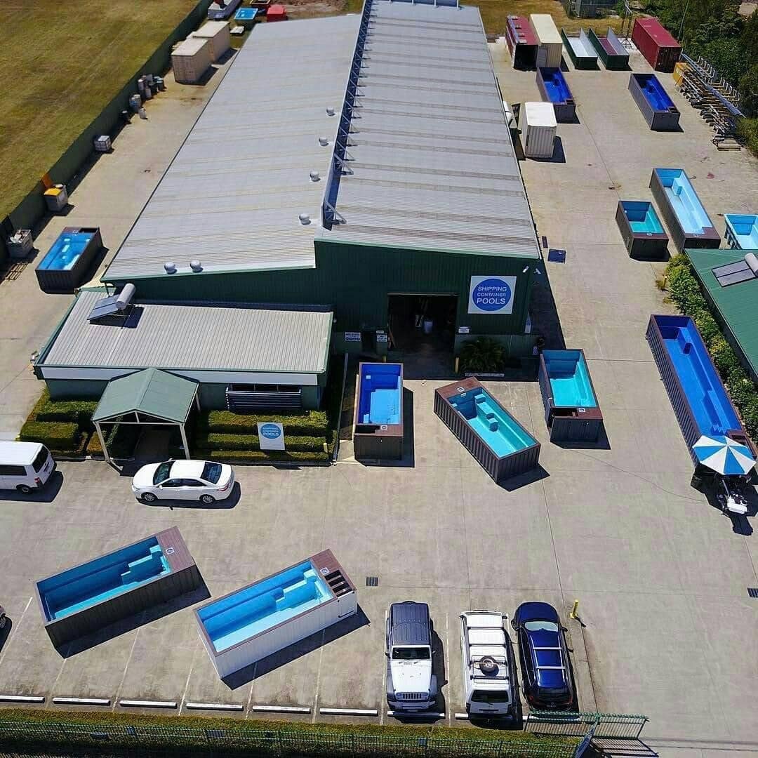 40ft. Shipping Container Pool With Air Heater – shipping container product photo | Prime Containers Canada
